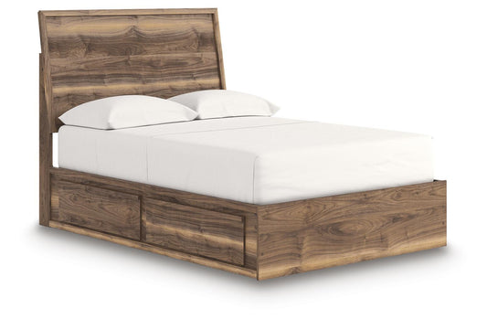 Chirason Full Panel Bed with Storage