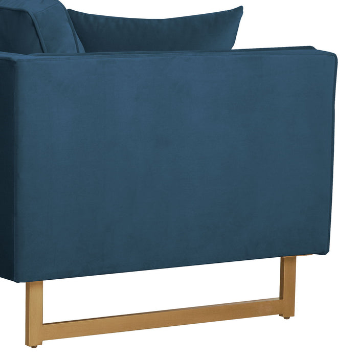 Lenox - Modern Sofa With Brass Legs