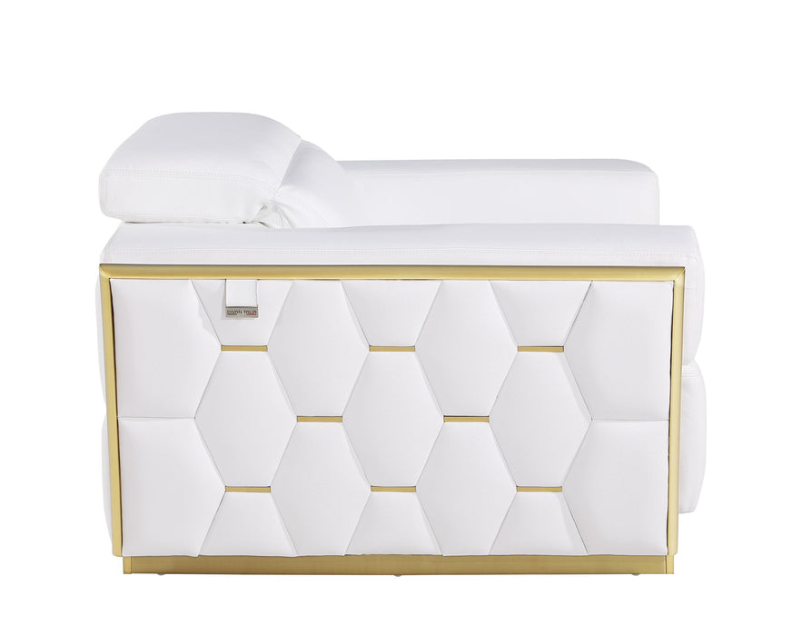 1111 - Leather Chair - Beige