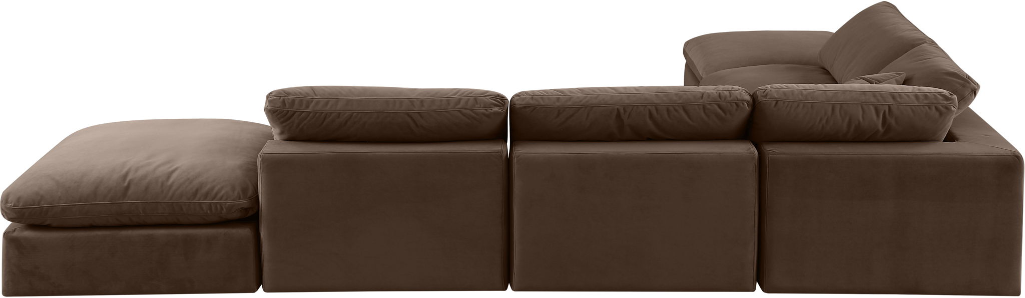 Comfy - 6 Piece Velvet Modular Sectional