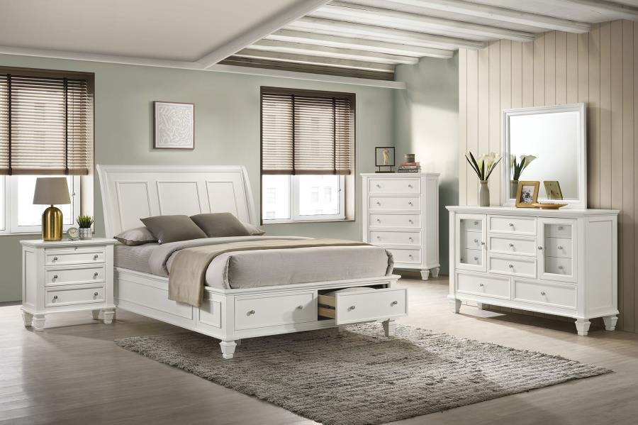 Sandy Beach - Storage Sleigh Bed