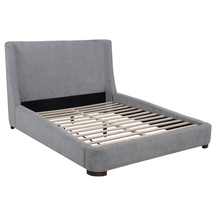 Rennes - Upholstered Wingback Platform Bed