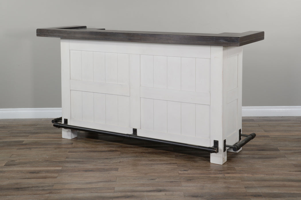 Carriage House - Bar - White / Dark Brown