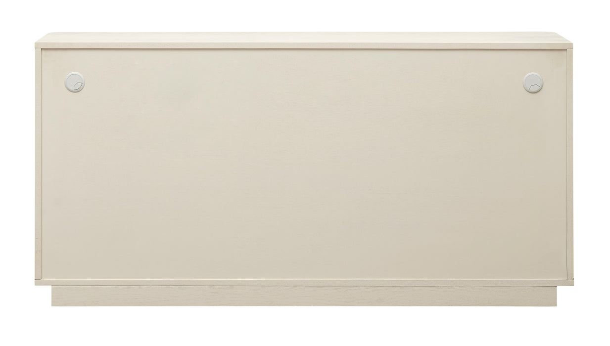 Chatsworth - Four Door Credenza - Cream / Gold