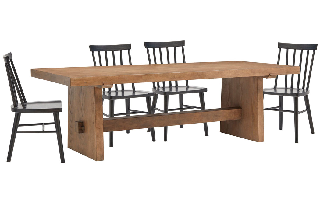 Lindon - Trestle Dining Table Set