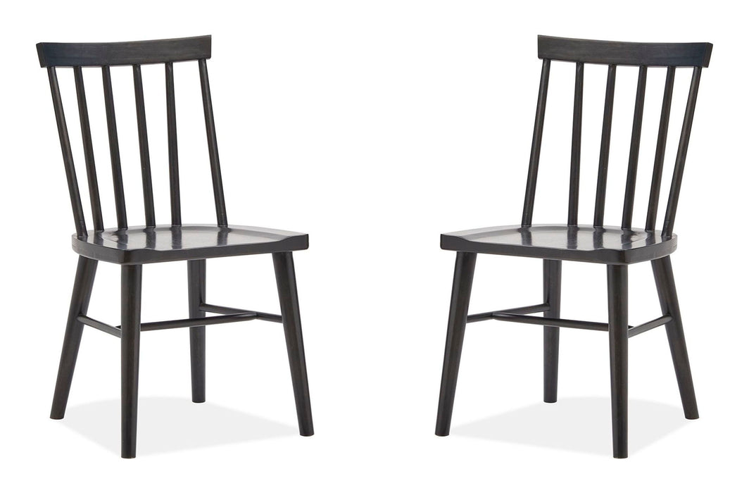 Lindon - Dark Dining Side Chair (Set of 2) - Dark Brown