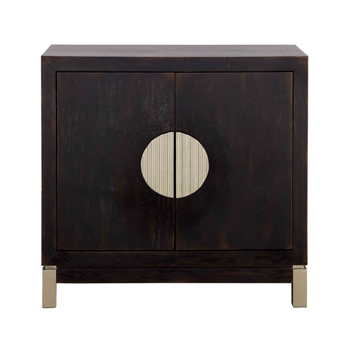 Medici - Two Door Cabinet - Black / Gold