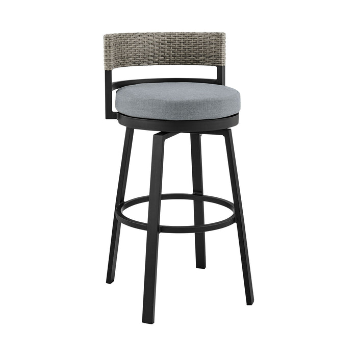 Encinitas - Outdoor Patio Counter Height Swivel Bar Stool Set