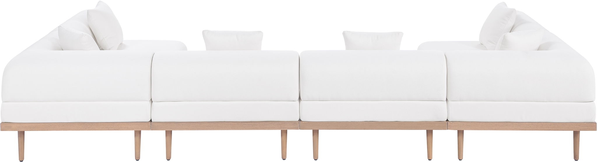 Laguna - 6 Piece 142" Outdoor Patio Modular Sectional