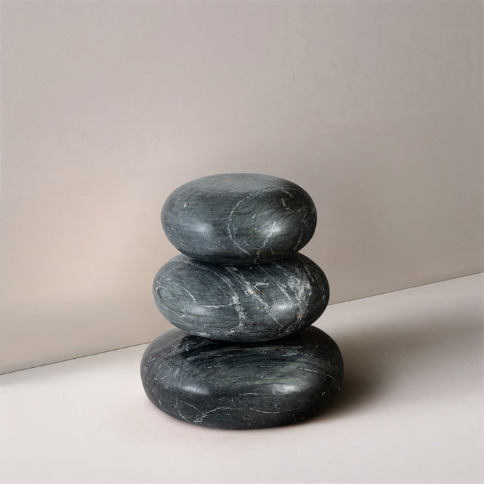 Pumpkin - 3 Piece Marble Decorative Object