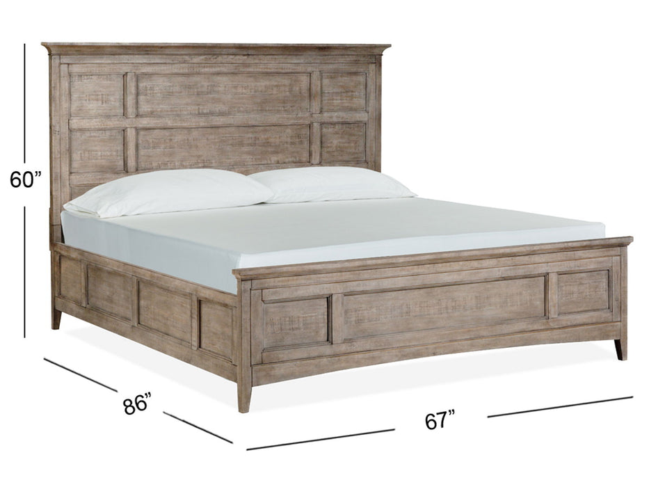 Paxton Place - Complete Panel Bed With Regular Rails