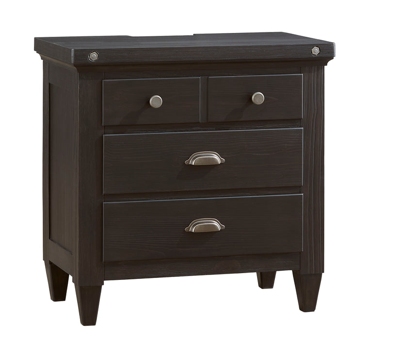 Sierra - Drawer Nightstand - Obsidian