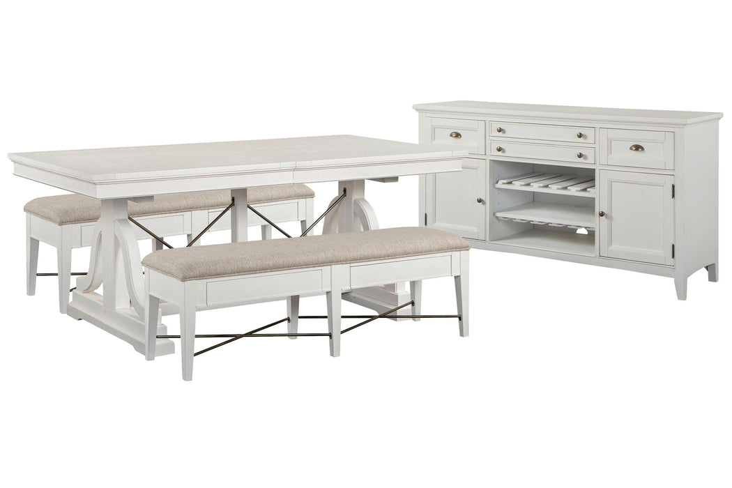 Heron Cove - Extendable Trestle Dining Table Set