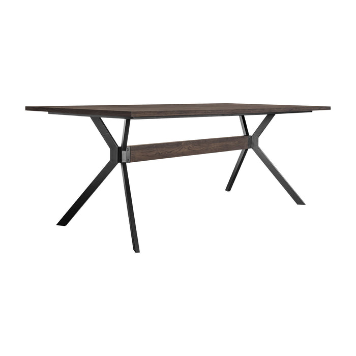 Nevada - Rustic Oak Wood Trestle Base Dining Table