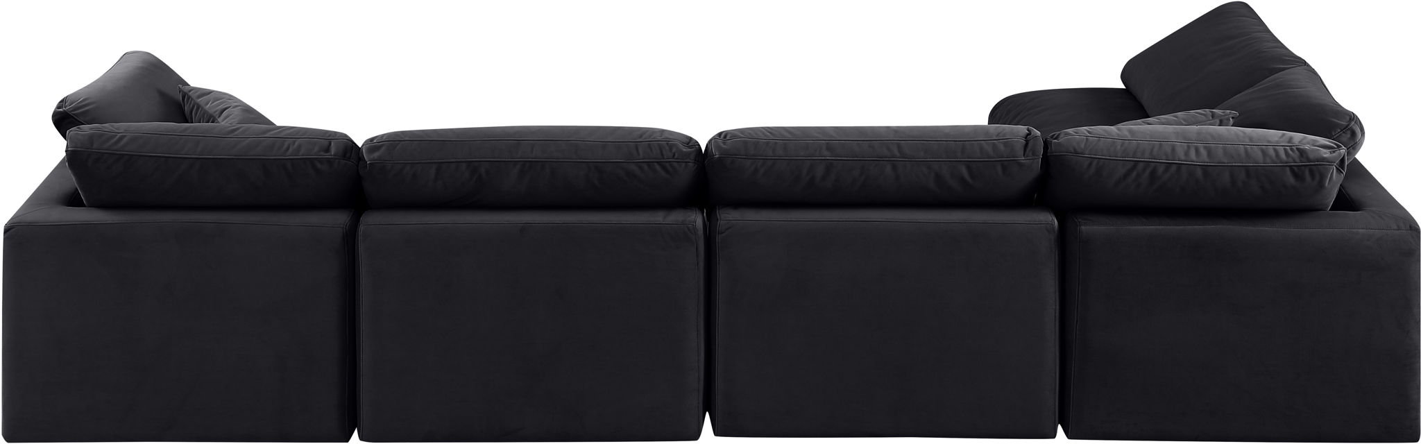 Indulge - Velvet 5 Piece Modular Sectional