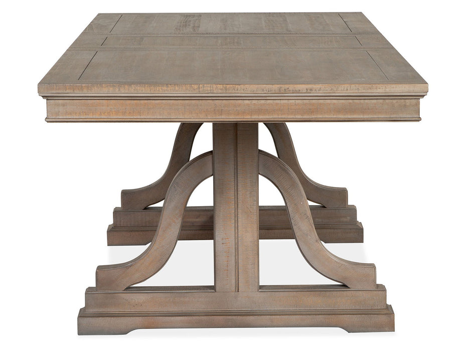 Paxton Place - Trestle Dining Table - Dovetail Gray