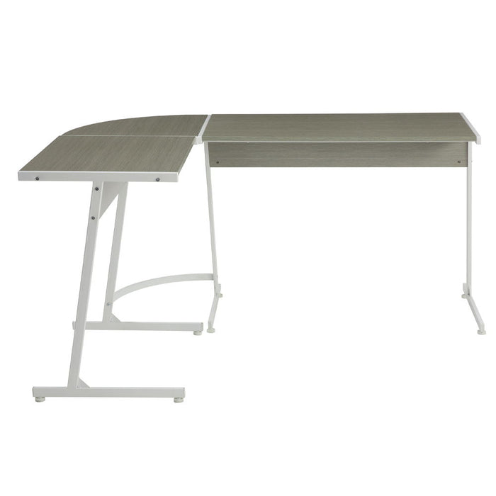 Carver - Computer Desk - Gray & White