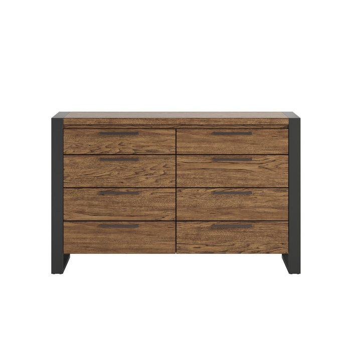 Hendrick - 8-Drawer Dresser - Sepia Brown