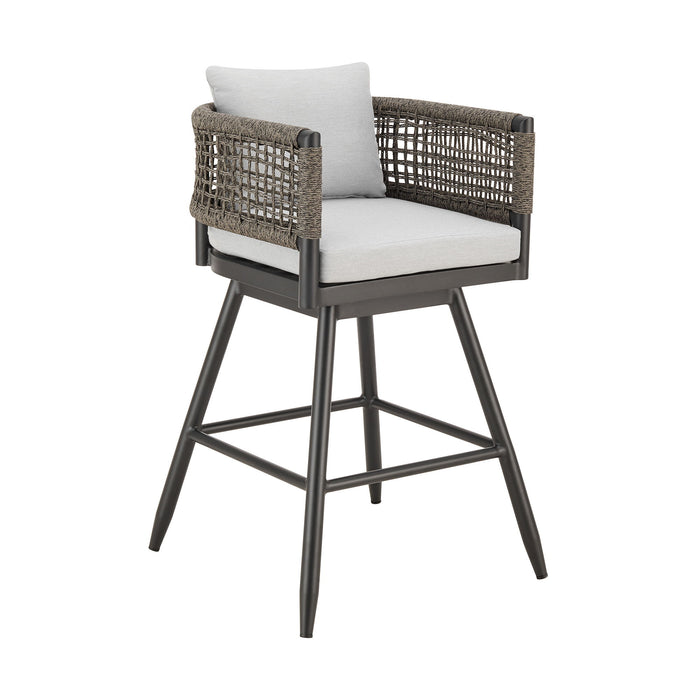 Alegria - Outdoor Patio Swivel Bar Stool Set