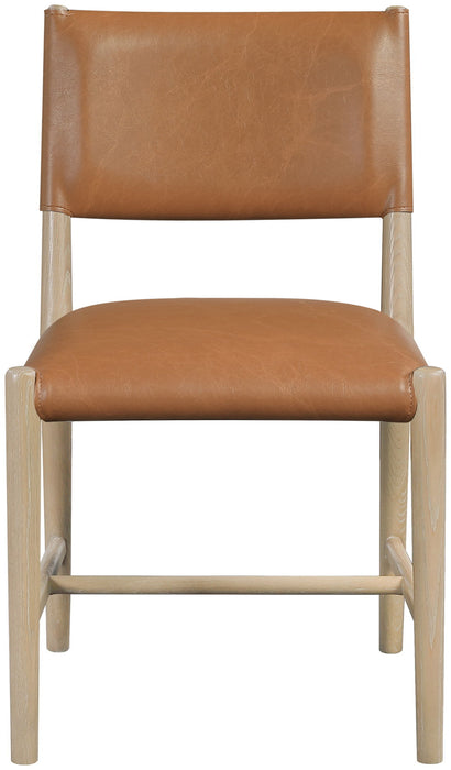 Andie - Vegan Leather Upholstered Dining Chair (Set of 2) - Natural Base