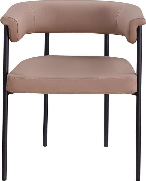 Malin - Faux Leather Dining Chair (Set of 2) - Tan