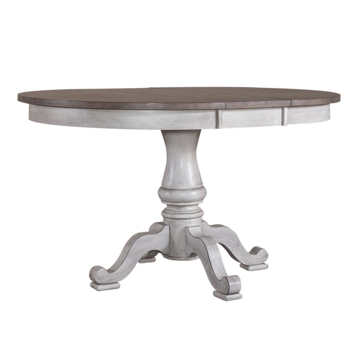 Ocean Isle - Pedestal Table Set - Antique White