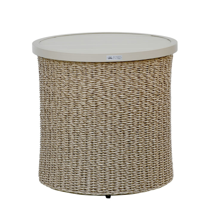 Pavilion - Round Outdoor End Table - Natural