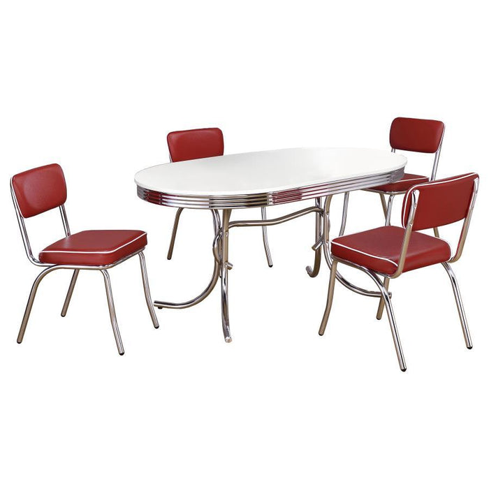 Retro - Oval Dining Table Set