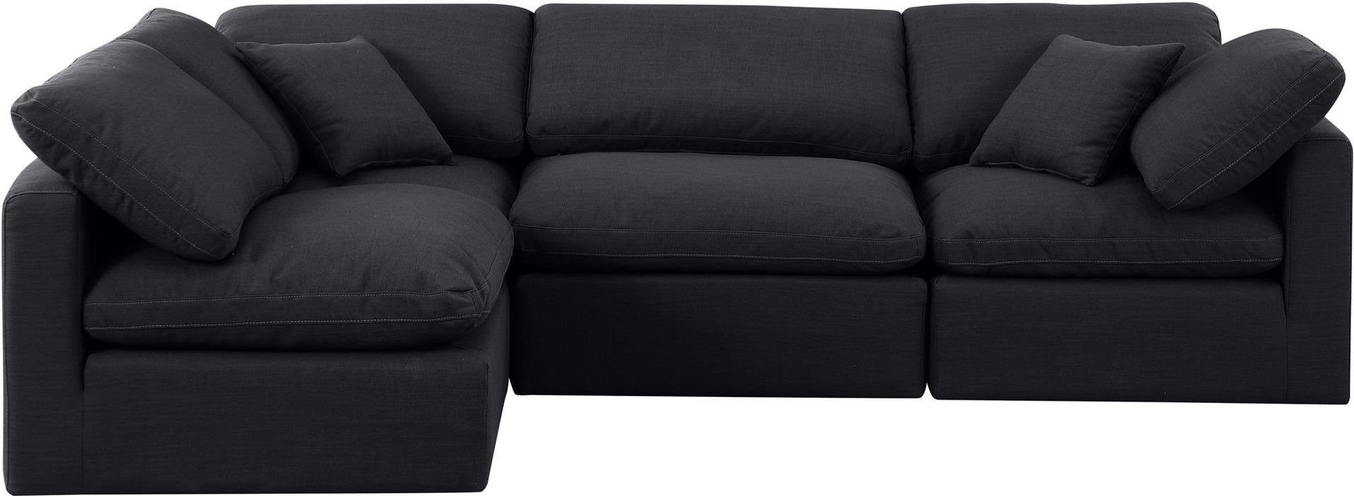 Indulge - Linen 4 Piece Modular Sectional