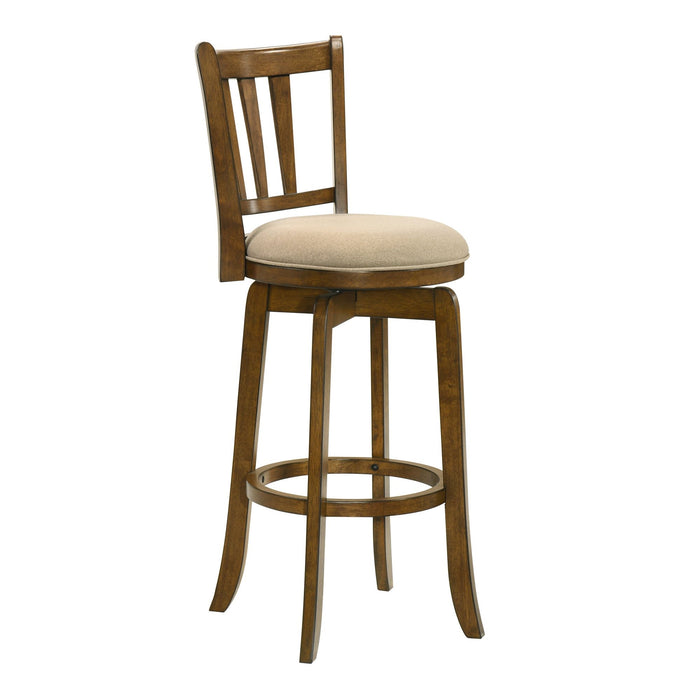 Wren - Modern Farmhouse Swivel Wood Bar Height Kitchen Bar Stool