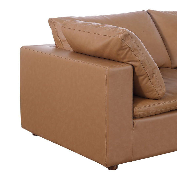 1100 - 10-Piece U-Shaped Sectional With Chaise In Top-Grain Italian Leather