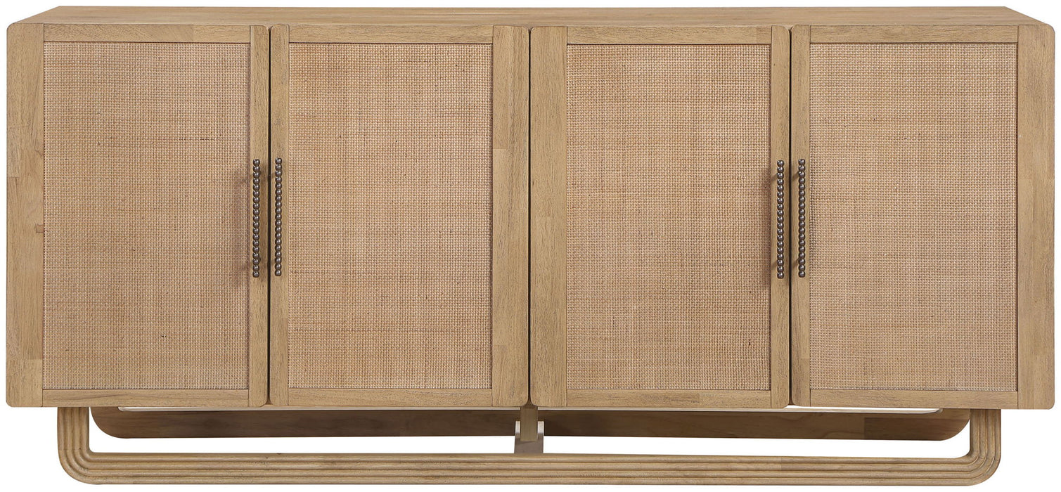 Sova - Solid Wood, Oak Veneer And Stainless Steel Sideboard/Buffet