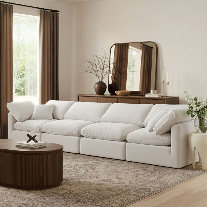 Indulge - Velvet 4 Seat Modular Sofa