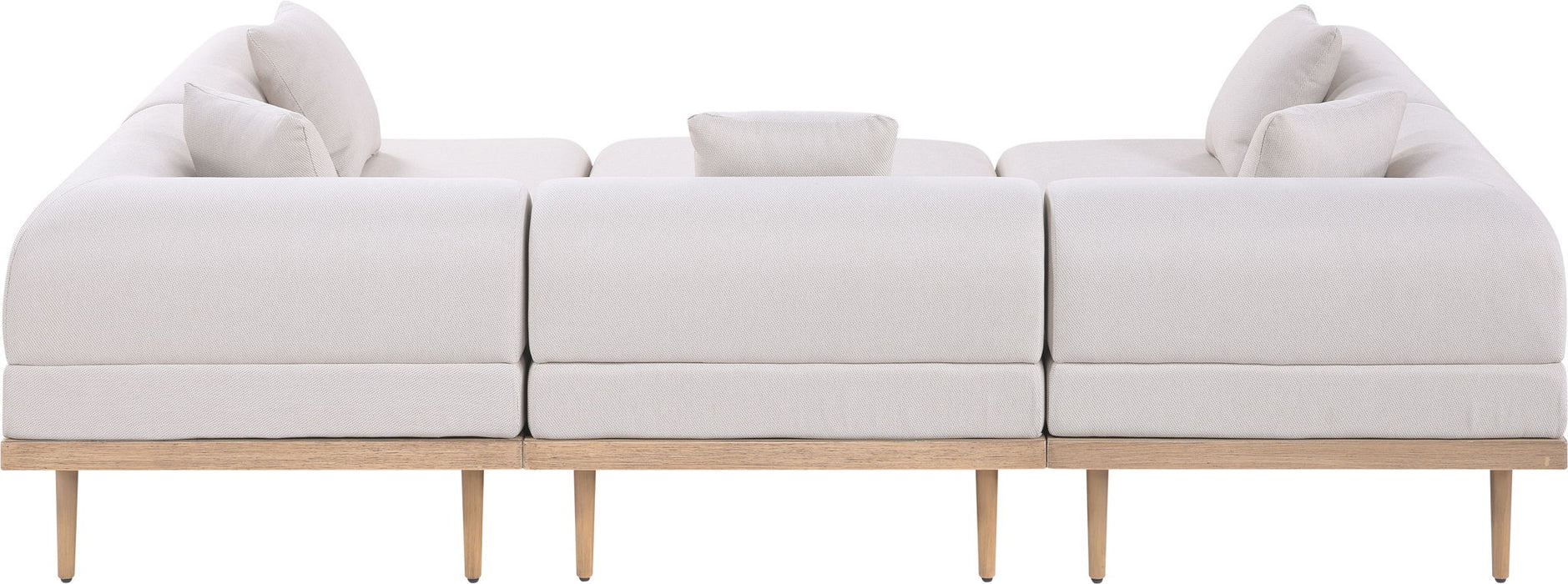 Laguna - 6 Piece 142" Outdoor Patio Modular Sectional