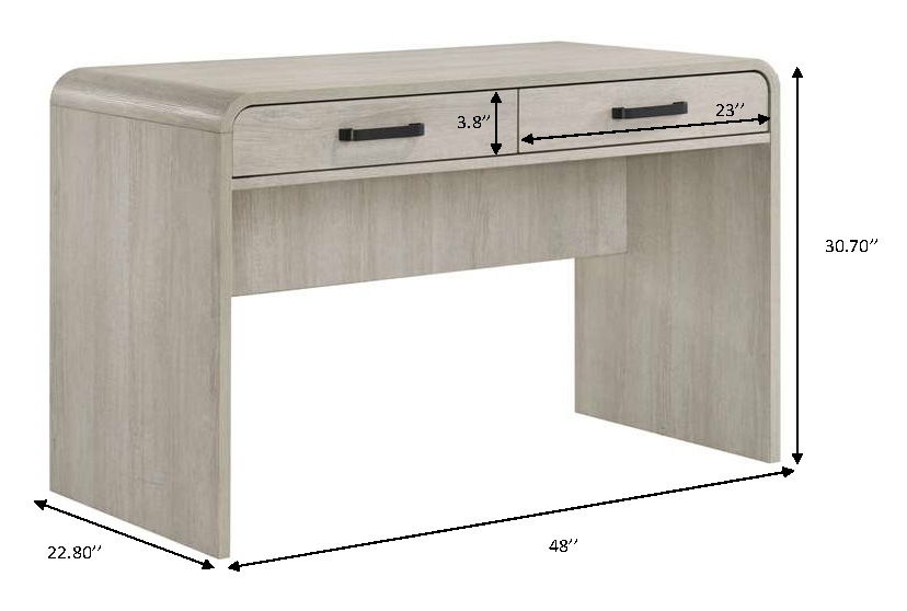Nyomi - Writing Desk - White
