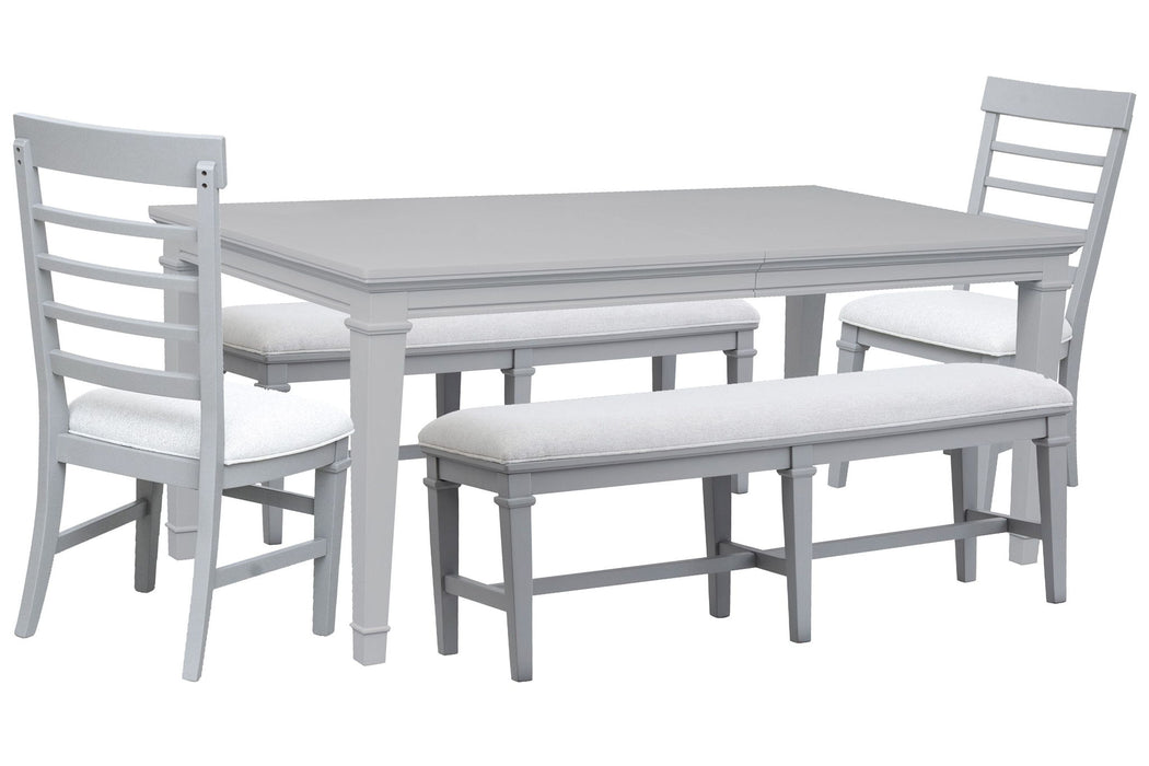 Charleston - Extendable Rectangular Dining Table Set