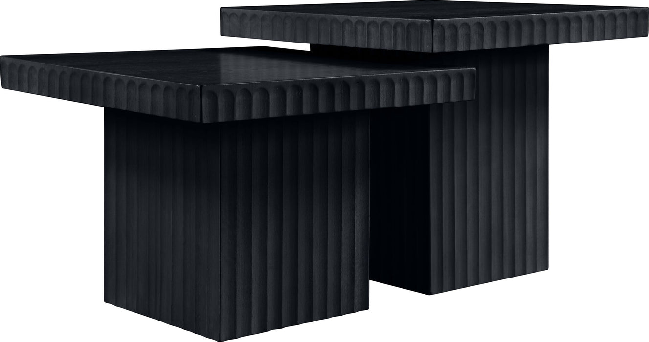 Spencer - 18" Oak Veneer 2 Piece Coffee Table