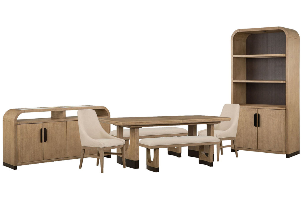 Tristan - Extendable Trestle Dining Table Set