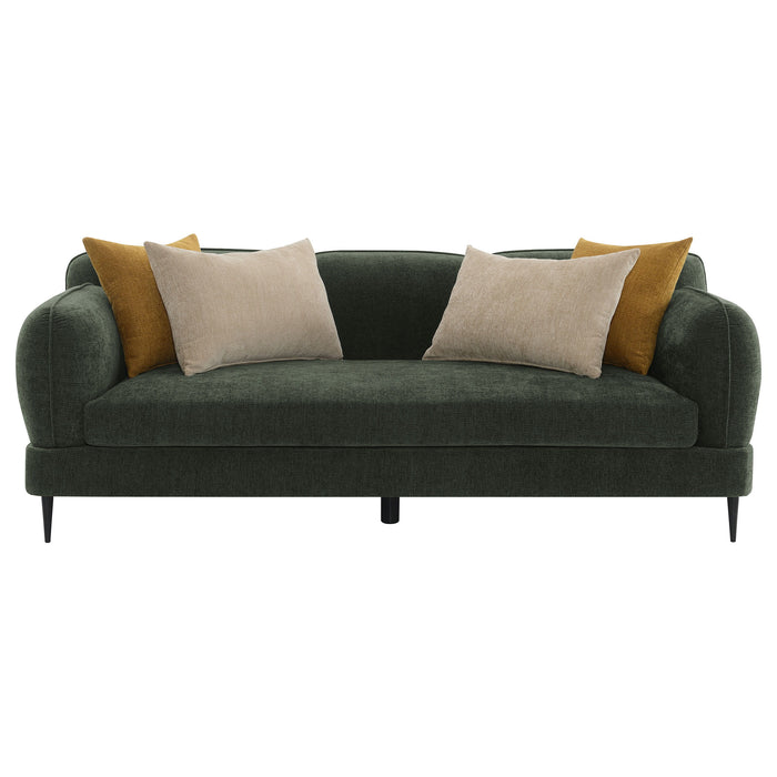 Jade - 2 Piece Chenille Upholstered Sofa Set - Green