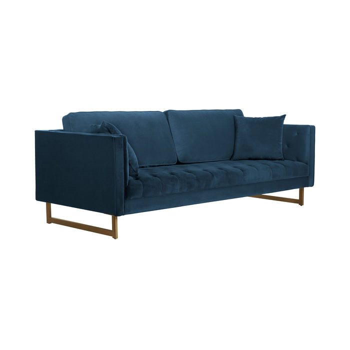 Lenox - Modern Sofa With Brass Legs