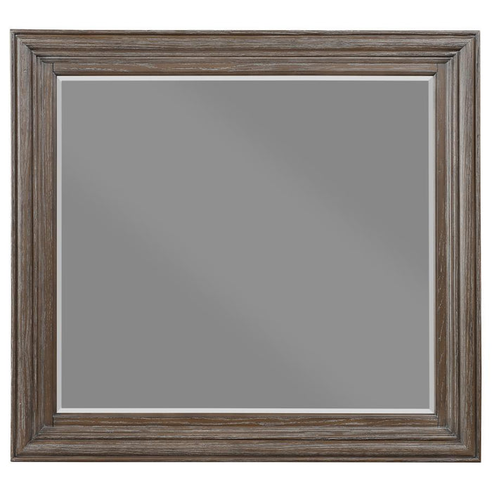 Emmett - Rectangular Dresser Mirror - Walnut