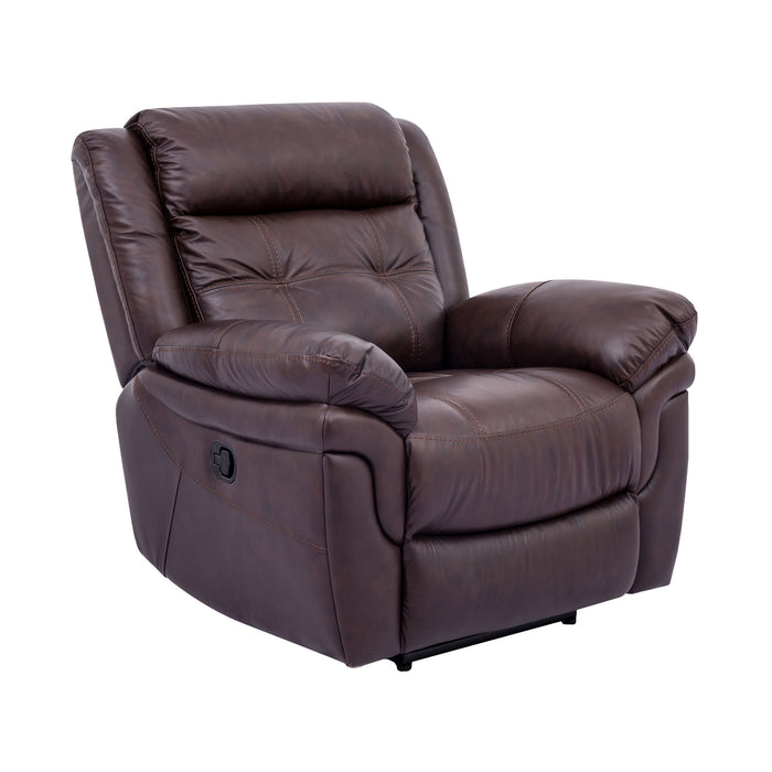 Marcel - Manual Recliner Chair - Dark Brown