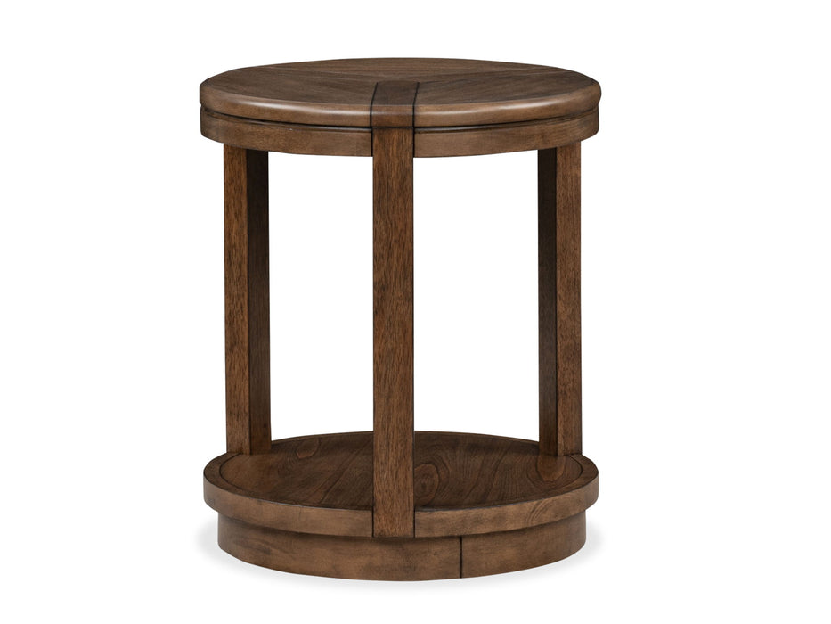 Connolly - Round End Table - Brown
