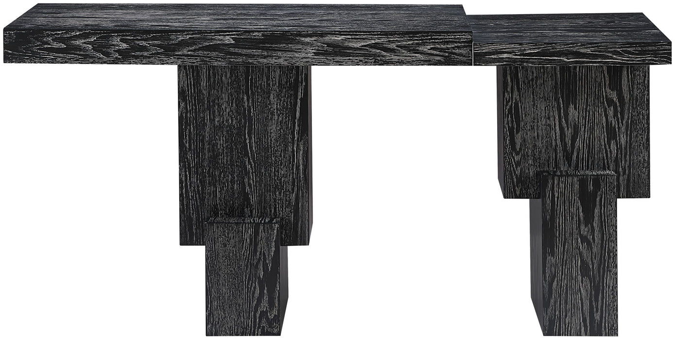Anzio - Oak Veneer And Solid Wood Console Table