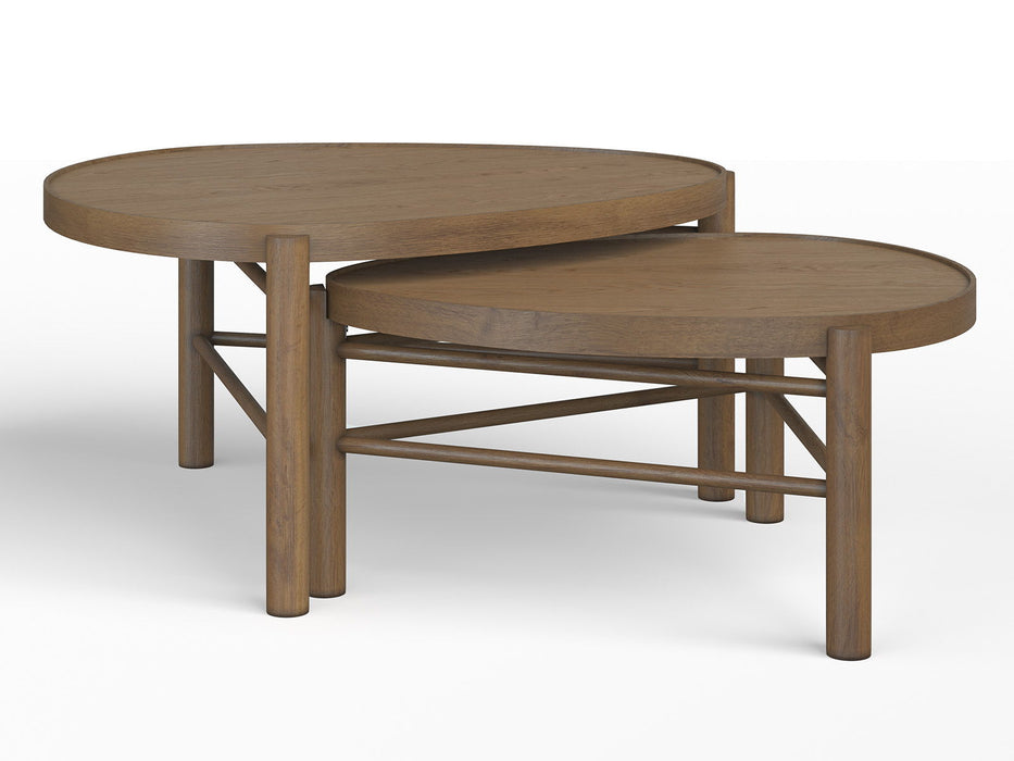 Hadleigh Brown - Nesting Cocktail Table Set