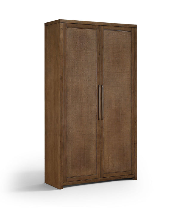 Vana - Solid Wood, Oak Veneer And Stainless Steel Storage Cabinet