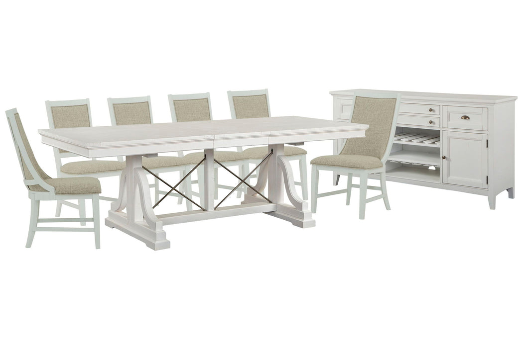 Heron Cove - Extendable Trestle Dining Table Set