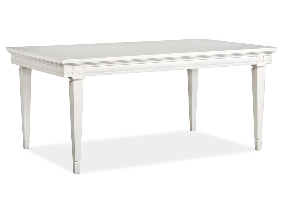 Willowbrook - Extendable Rectangular Dining Table - Egg Shell White