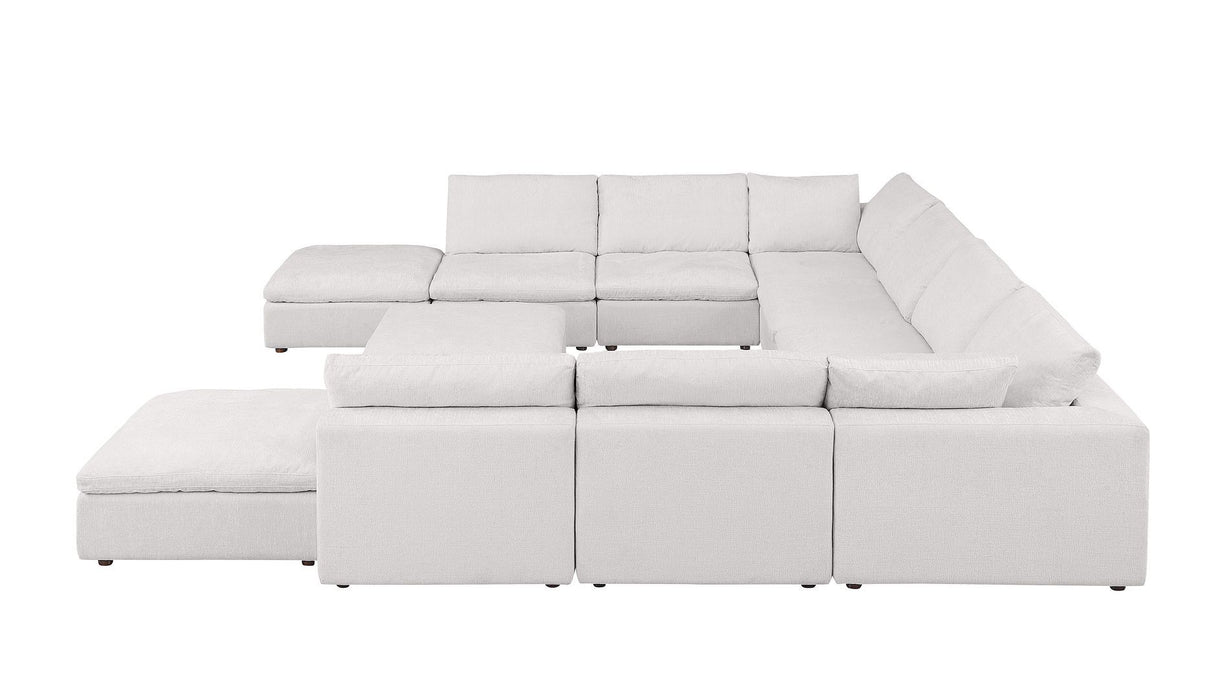 1100 - Top-Grain Italian Leather 11-Piece Sectional With Chaise
