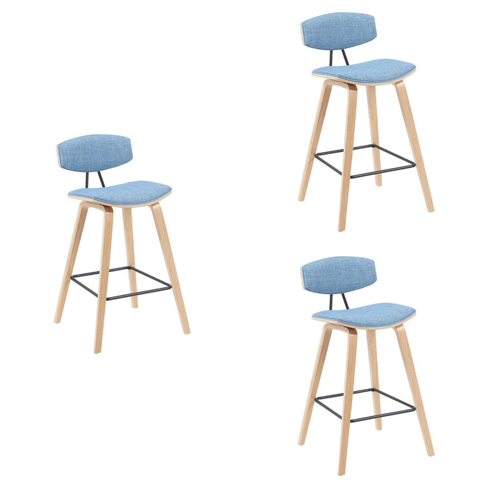 Fox - Swivel Bar Height Stool - Light Brown